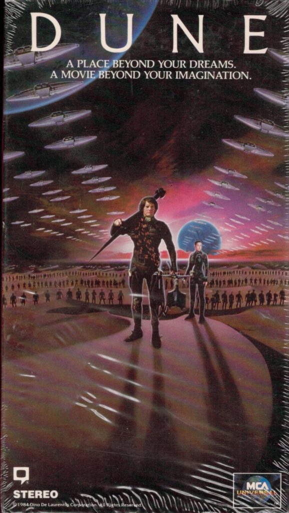 Dune VHS cover art